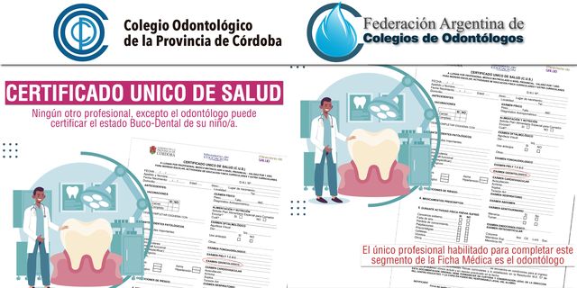 Córdoba – Certificado odontológico solo por odontólogos