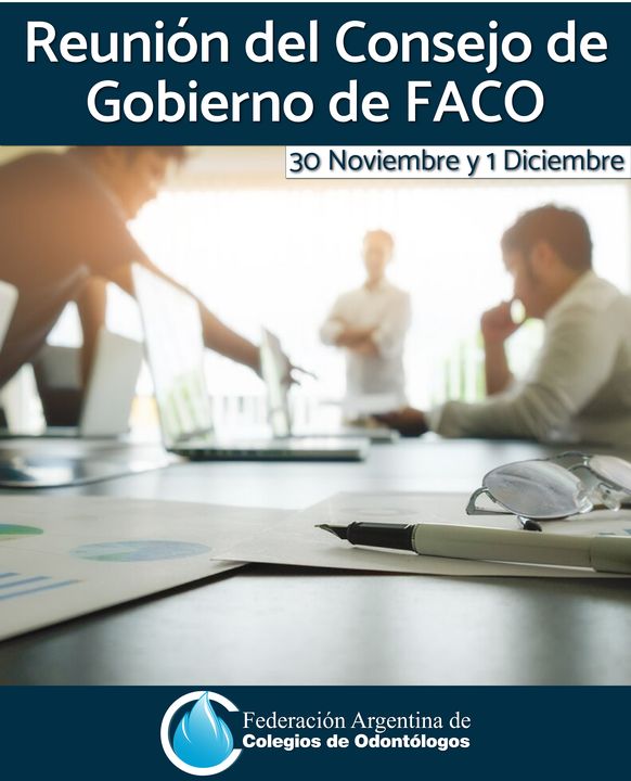 Reunión de Consejo de Gobierno de FACO
